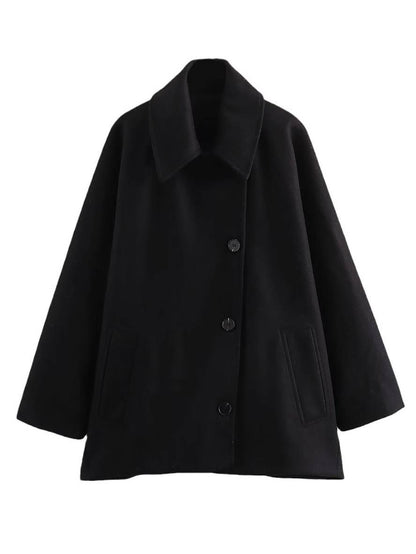 The Timeless Wool - Blend Coat - Lora Toronto