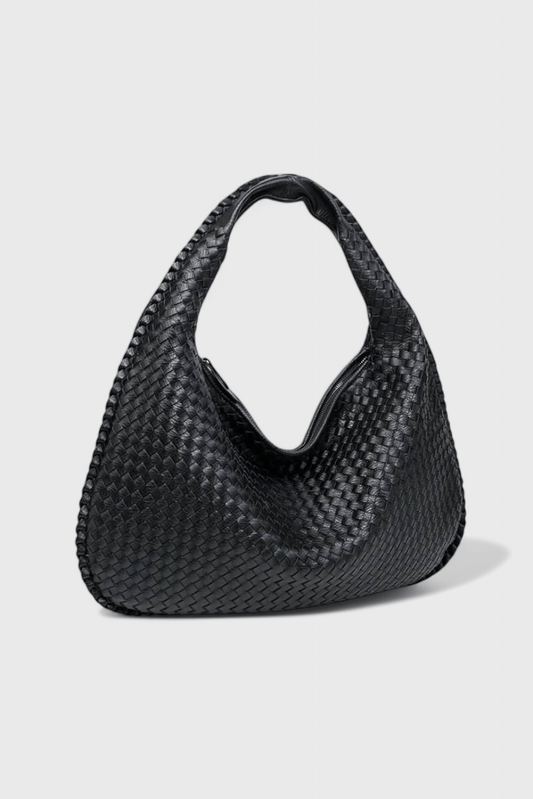 Tilly Woven Satchel Shoulder Bag - Lora Toronto