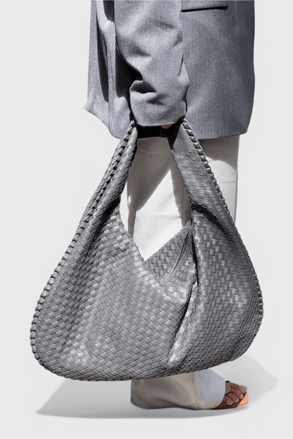 Tilly Woven Satchel Shoulder Bag - Lora Toronto