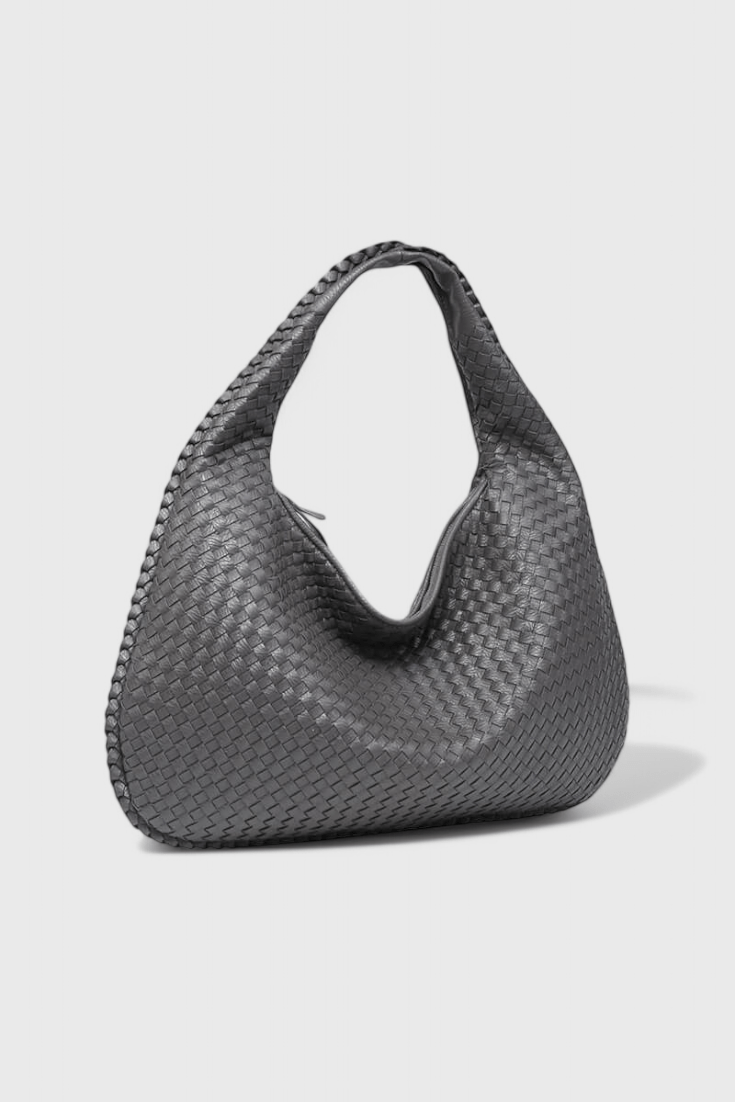 Tilly Woven Satchel Shoulder Bag - Lora Toronto