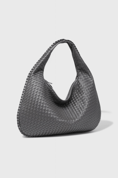 Tilly Woven Satchel Shoulder Bag - Lora Toronto