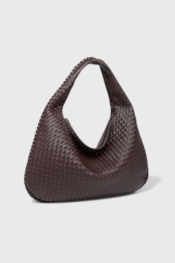 Tilly Woven Satchel Shoulder Bag - Lora Toronto