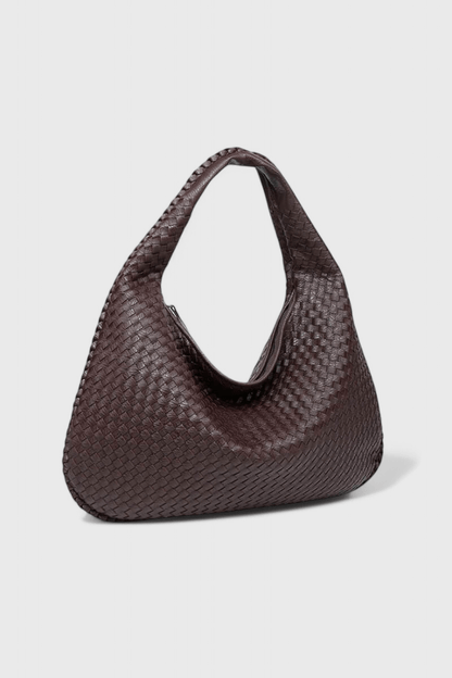Tilly Woven Satchel Shoulder Bag - Lora Toronto