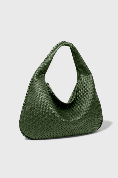 Tilly Woven Satchel Shoulder Bag - Lora Toronto