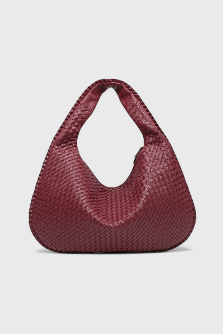 Tilly Woven Satchel Shoulder Bag - Lora Toronto