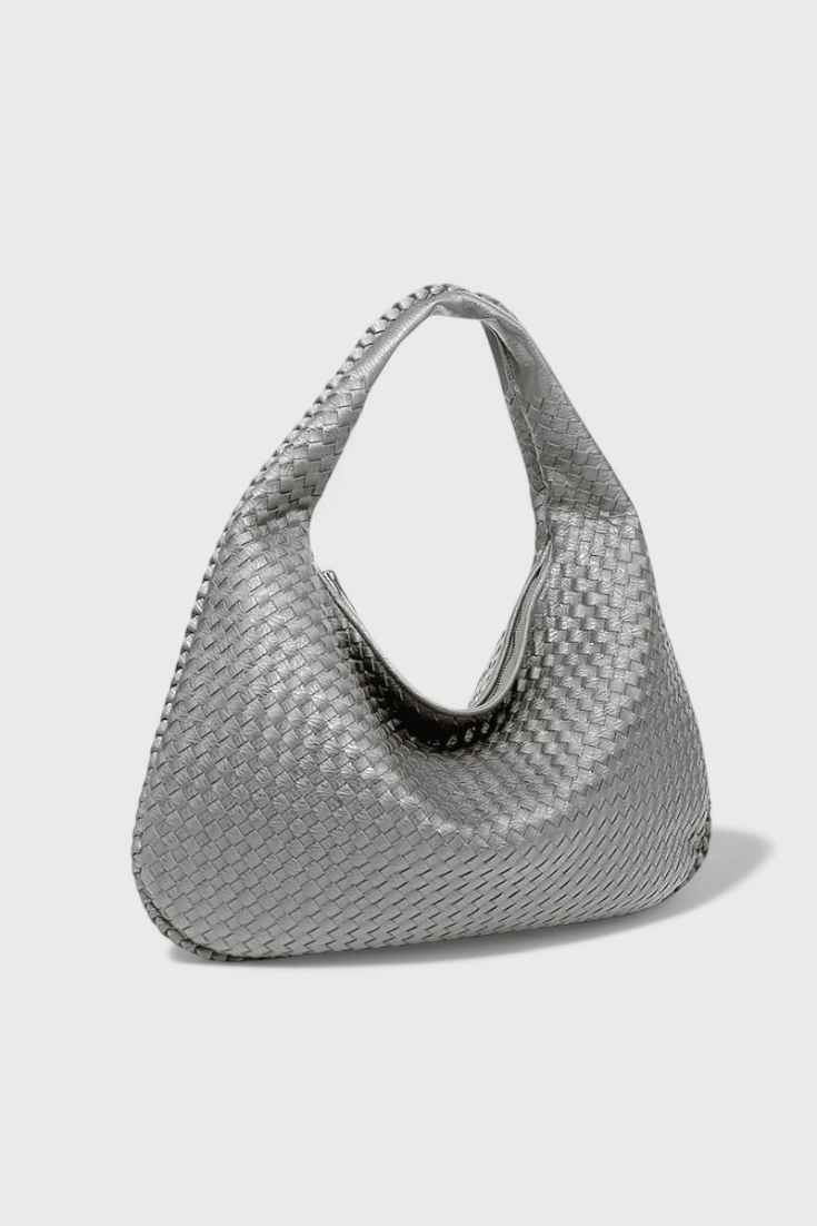 Tilly Woven Satchel Shoulder Bag - Lora Toronto
