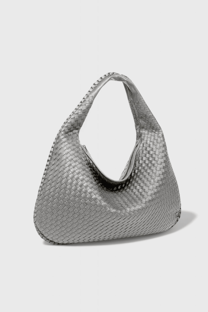 Tilly Woven Satchel Shoulder Bag - Lora Toronto