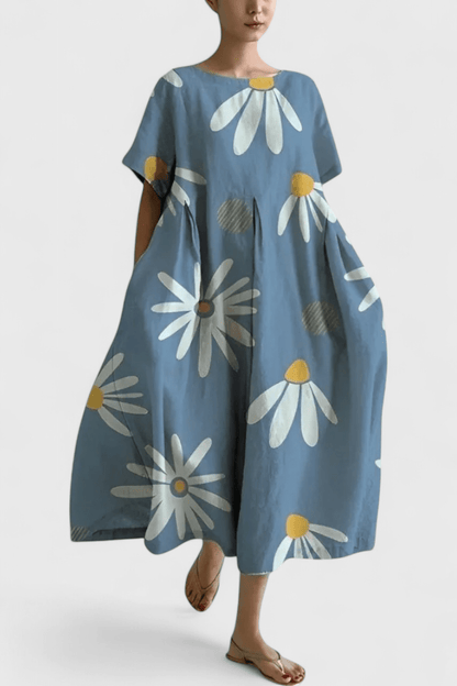 Valeria | Oversized Everyday Midi Dress - Lora Toronto