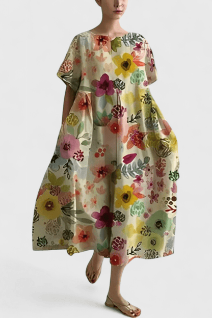 Valeria | Oversized Everyday Midi Dress - Lora Toronto