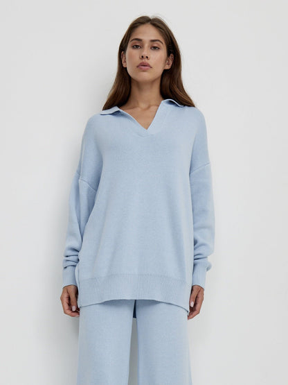 Violet | V - Neck Lounge Set - Lora Toronto