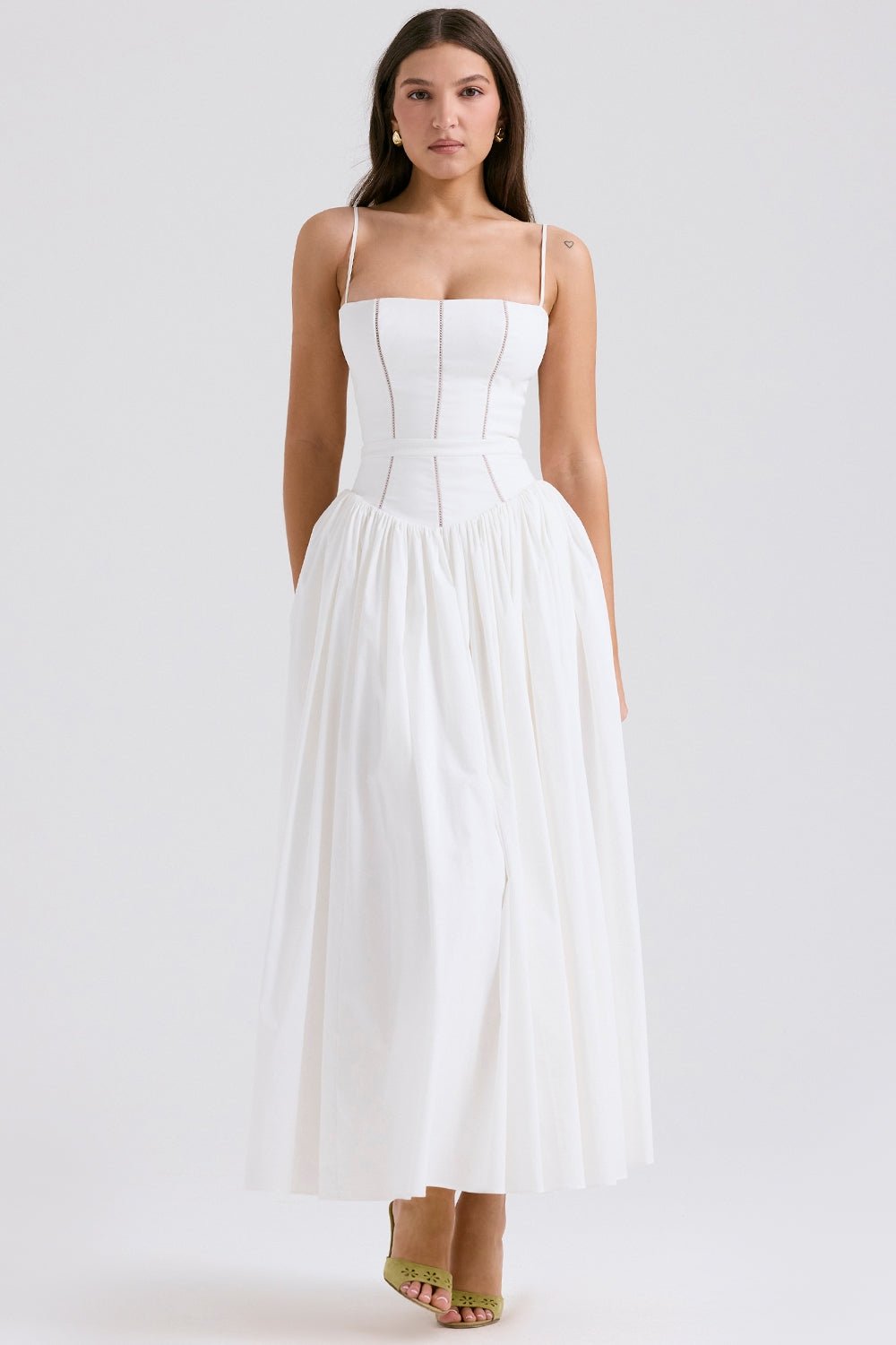 Ysabella | Cotton Maxi Sundress - Lora Toronto