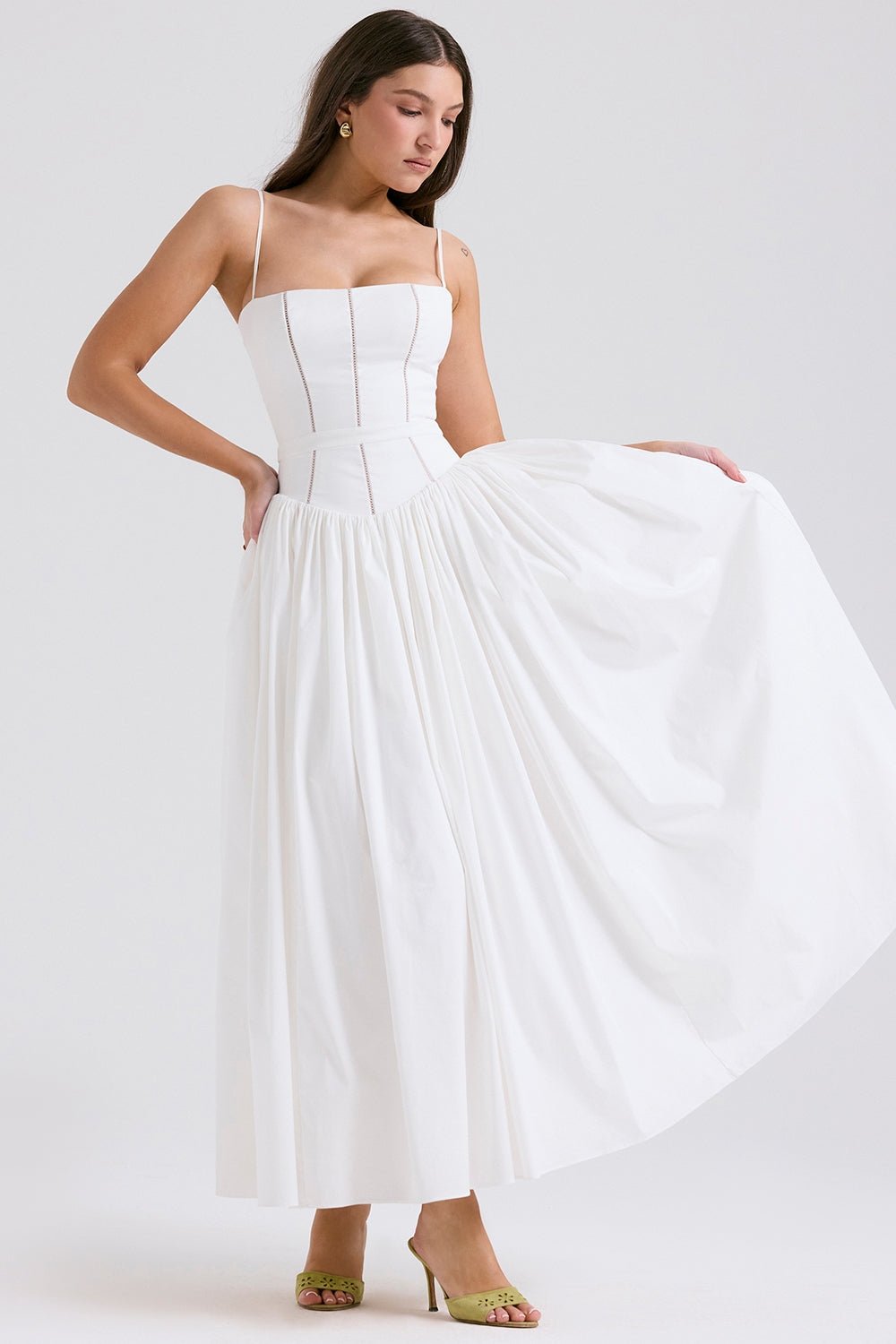 Ysabella | Cotton Maxi Sundress - Lora Toronto
