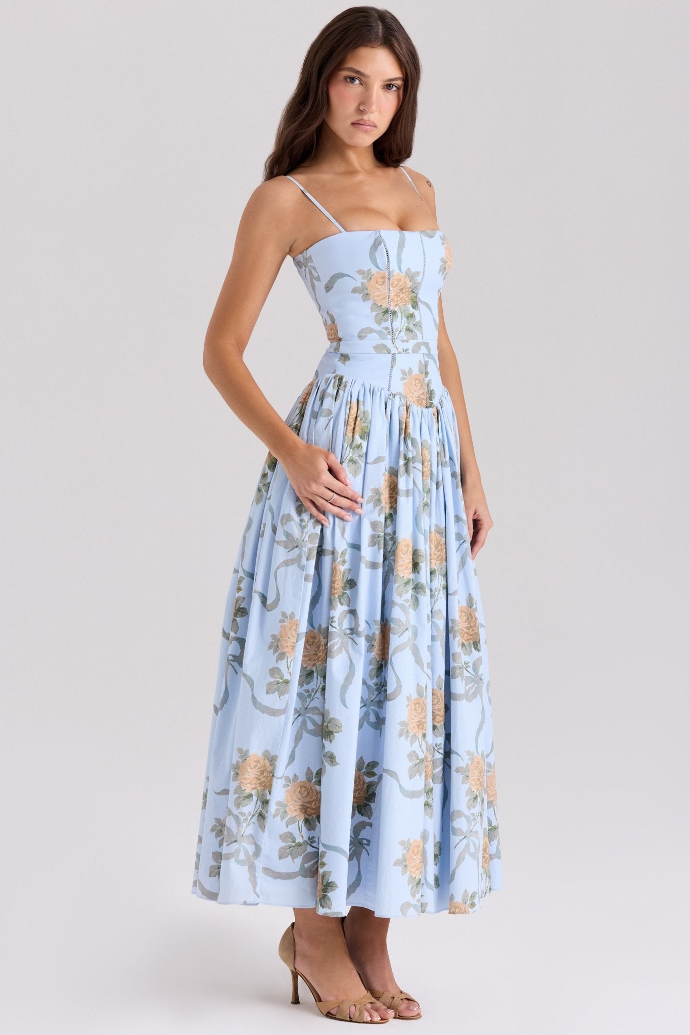 Ysabella | Cotton Maxi Sundress - Lora Toronto