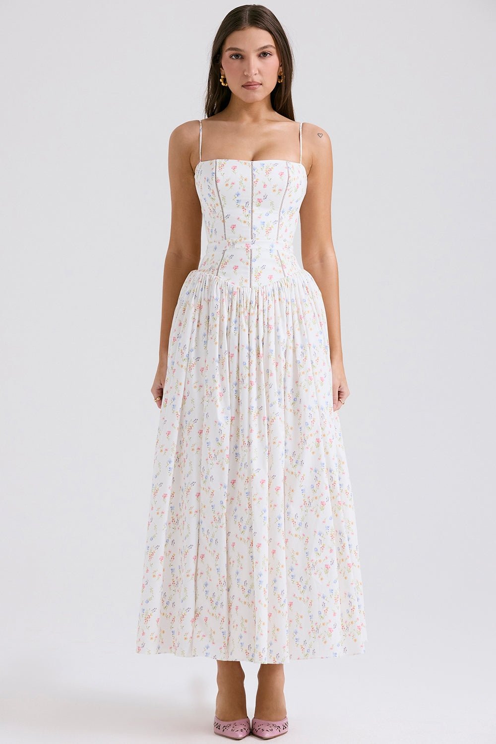 Ysabella | Cotton Maxi Sundress - Lora Toronto