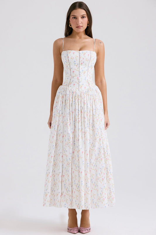 Ysabella | Cotton Maxi Sundress - Lora Toronto