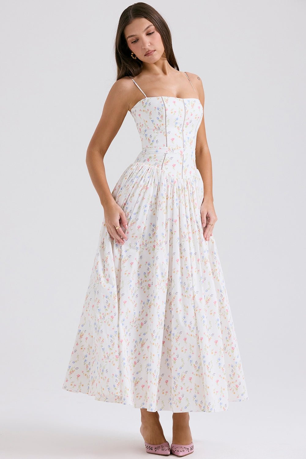 Ysabella | Cotton Maxi Sundress - Lora Toronto