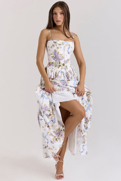 Ysabella | Cotton Maxi Sundress - Lora Toronto