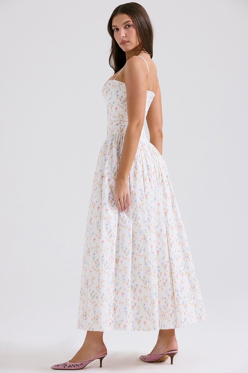 Ysabella | Cotton Maxi Sundress - Lora Toronto