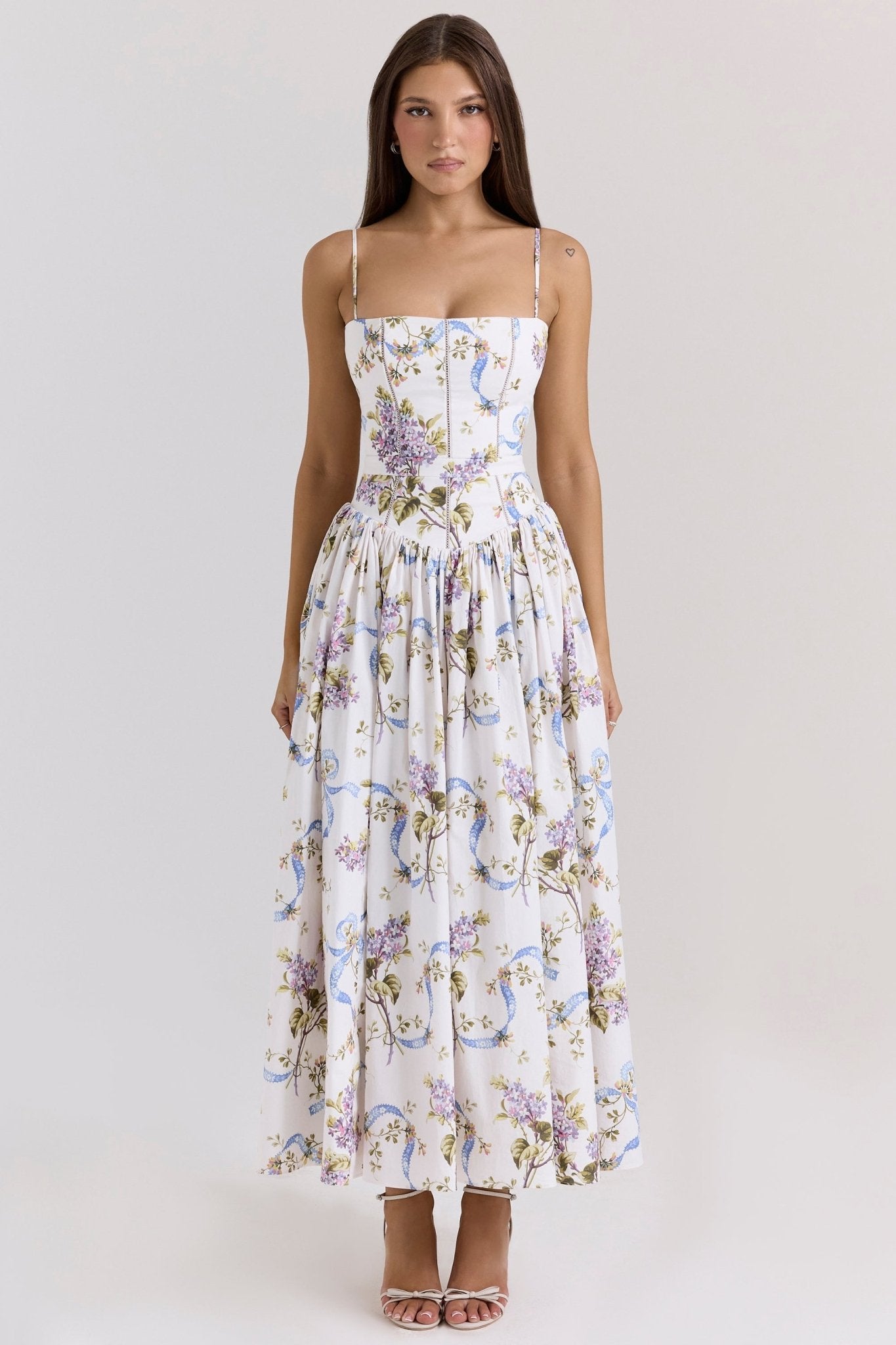 Ysabella | Cotton Maxi Sundress - Lora Toronto